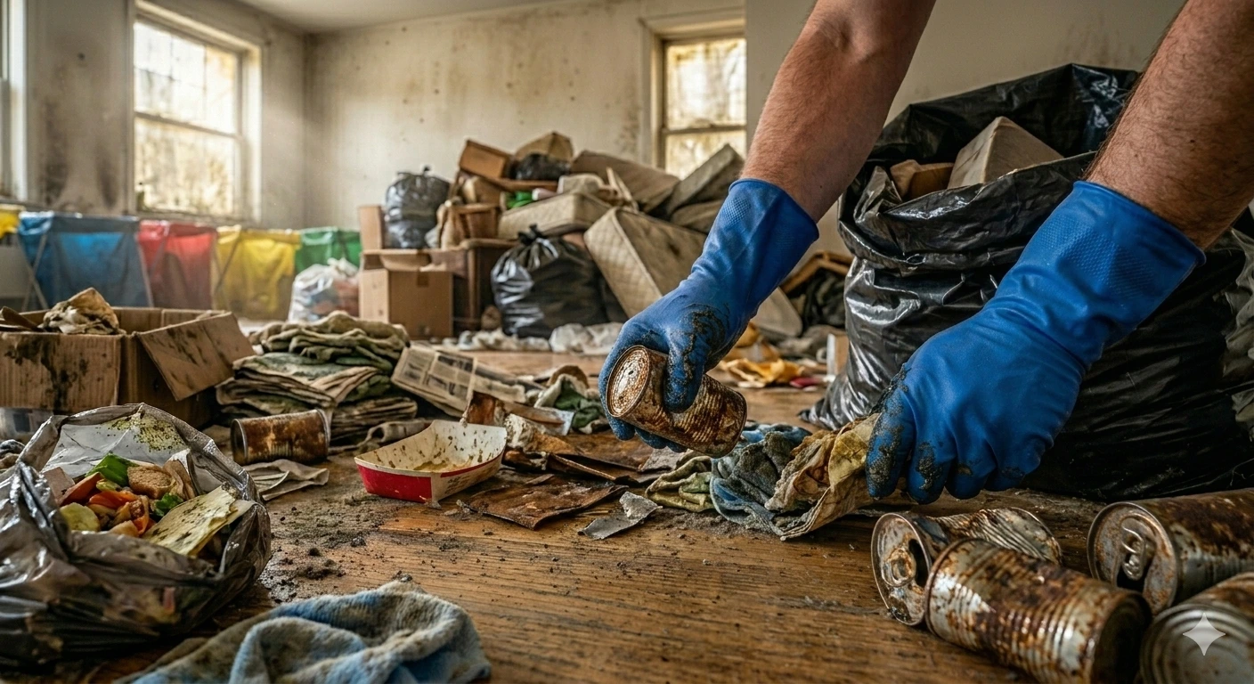 Nettoyage extrême et débarras de logement insalubre - Groupe DNE